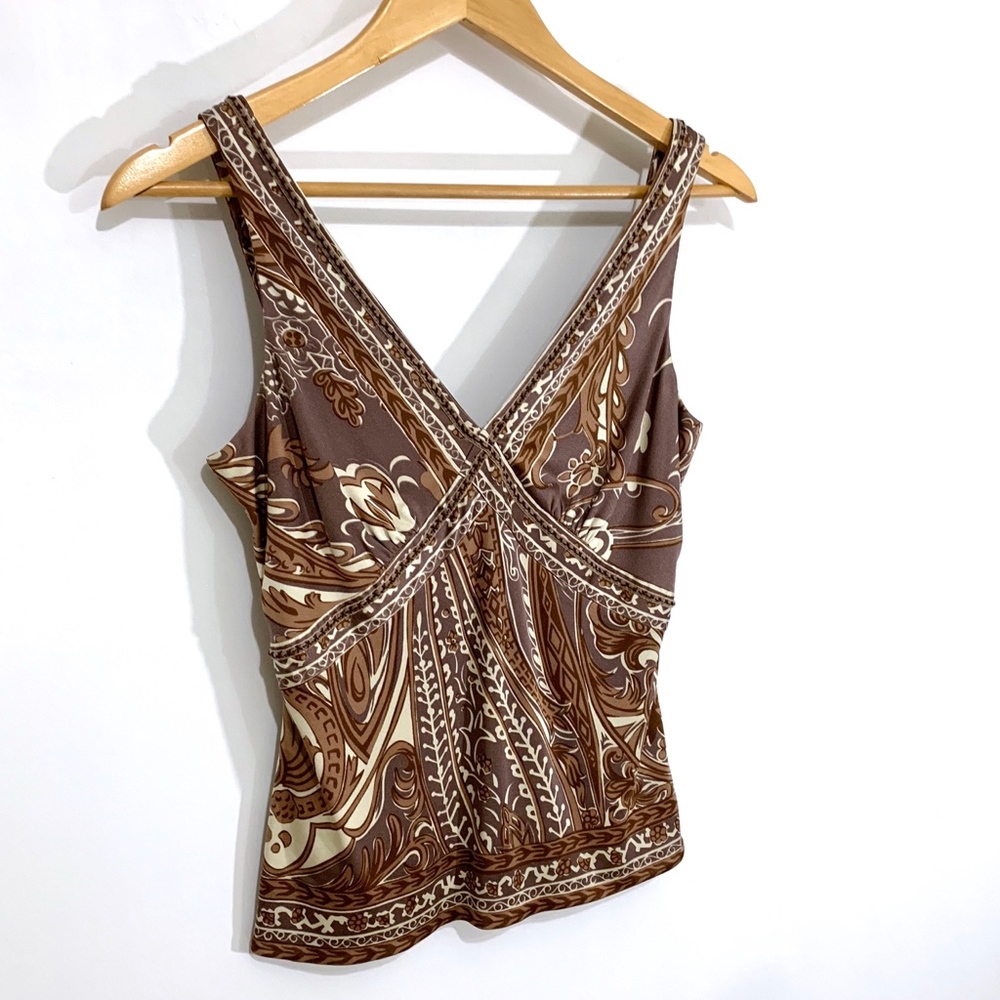 Elie Tahari Stretch Silk Top - Picture 2 of 8